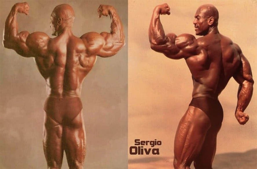 Sergio Oliva Backs Pose