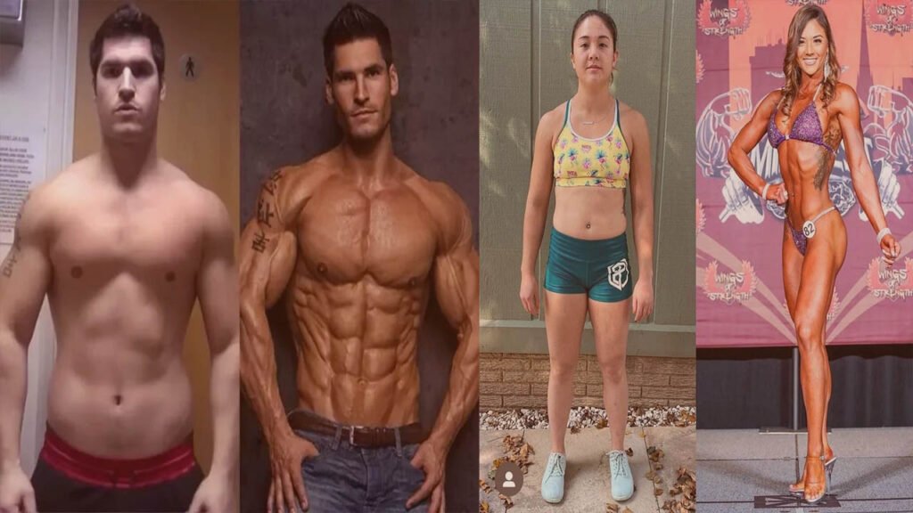 Before and After Natural Figure Bodybuilding