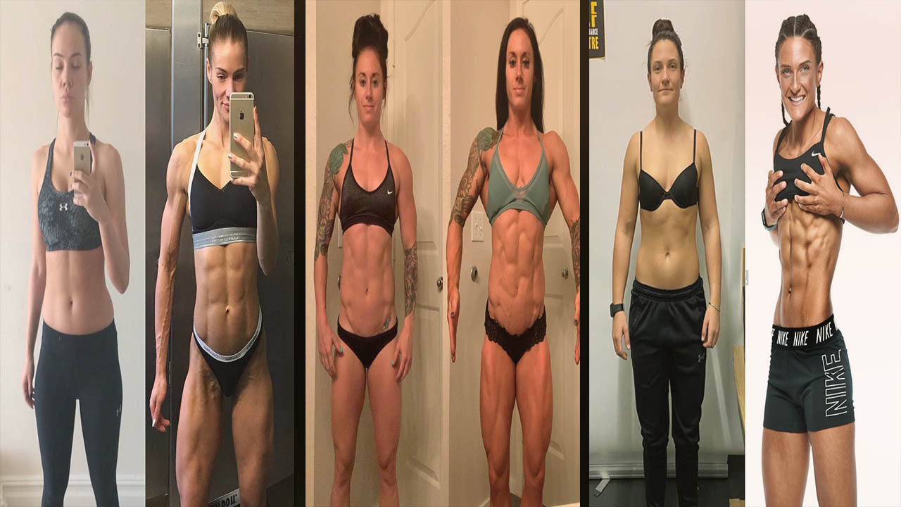 The Transformations of Female Bodybuilding Before and After