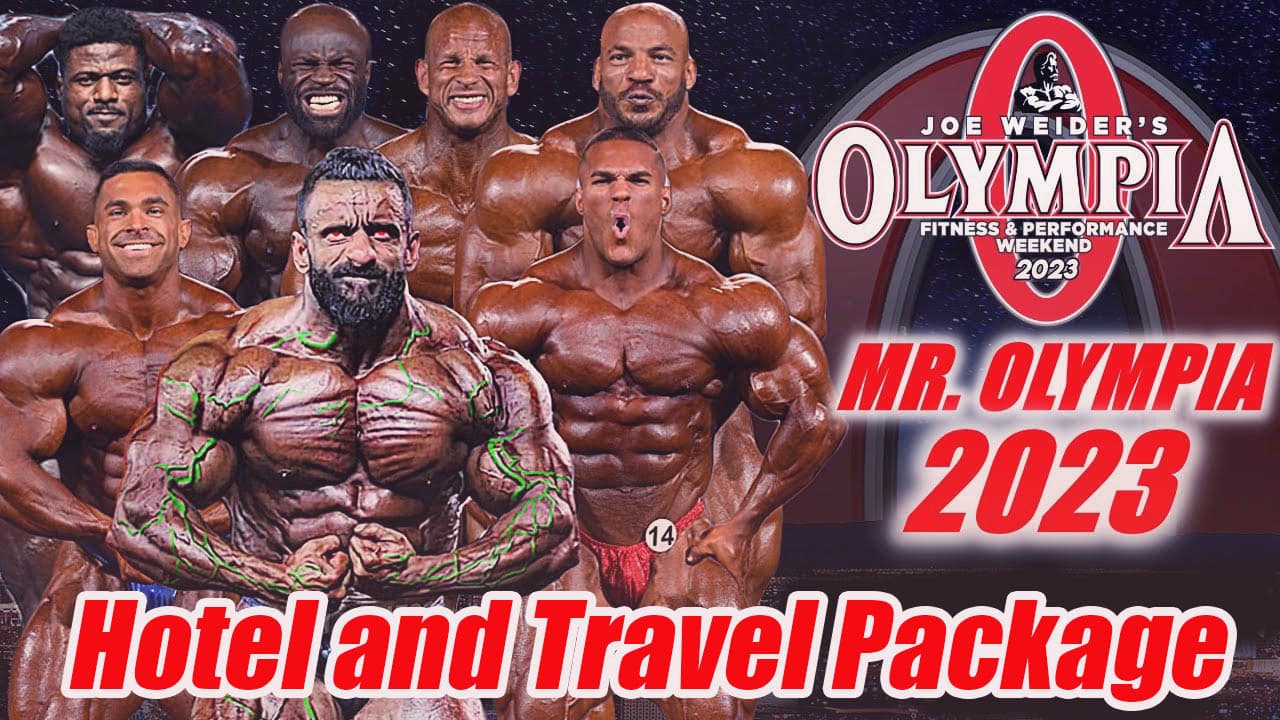 Purchase of the Mr. Olympia 2023 Hotel and Travel Package