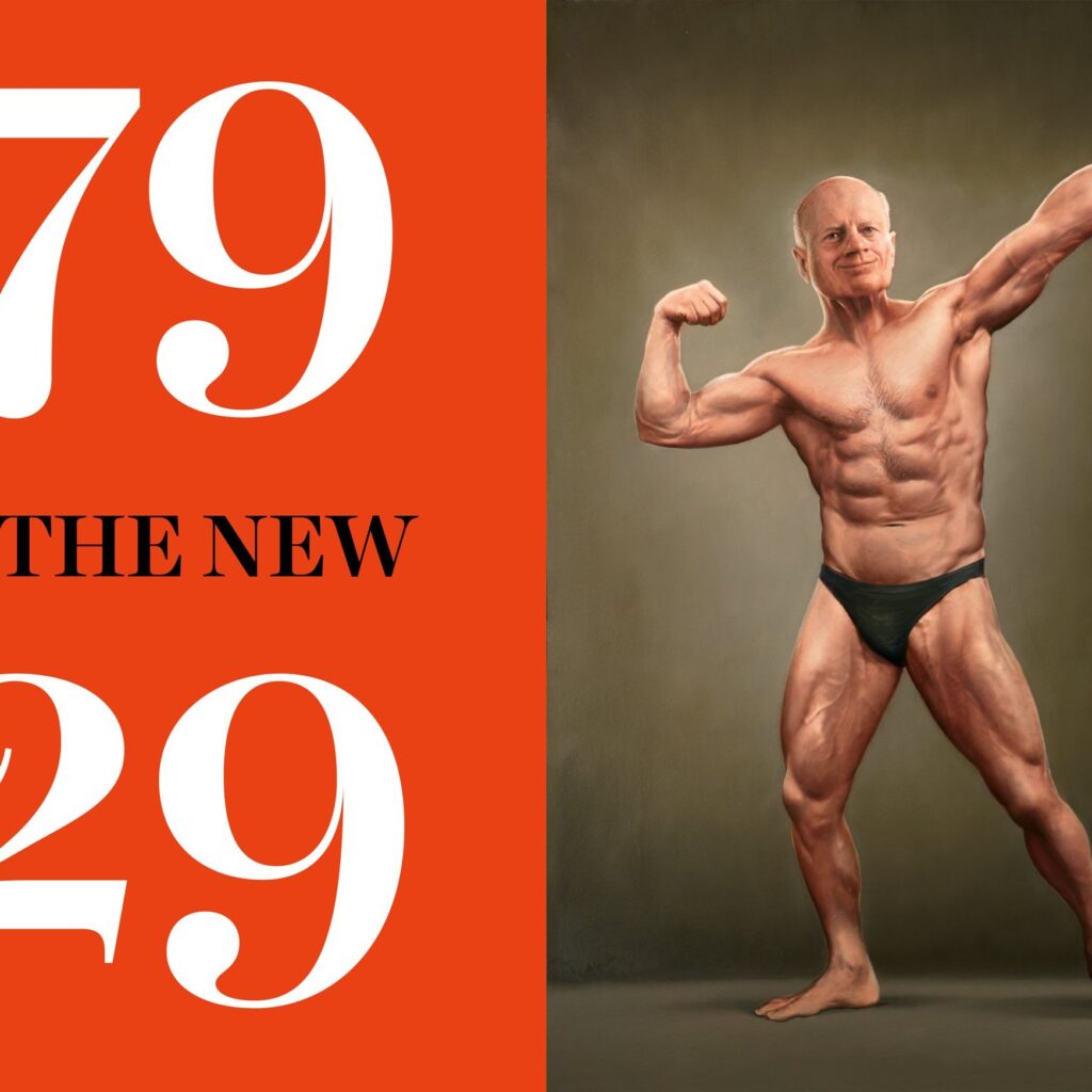 90 Old Bodybuilder