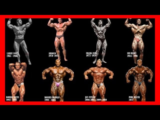 All Winners Of Mr Olympia Legends Of The Bodybuilding Stage